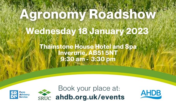 Agronomy roadshow Inverurie infographic
